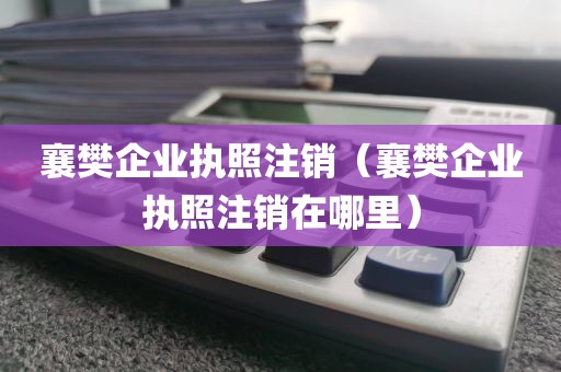 襄樊企业执照注销（襄樊企业执照注销在哪里）