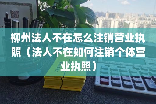 柳州法人不在怎么注销营业执照（法人不在如何注销个体营业执照）