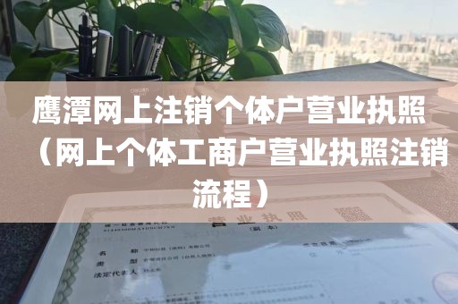 鹰潭网上注销个体户营业执照（网上个体工商户营业执照注销流程）