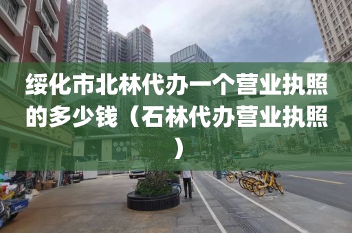 绥化市北林代办一个营业执照的多少钱（石林代办营业执照）