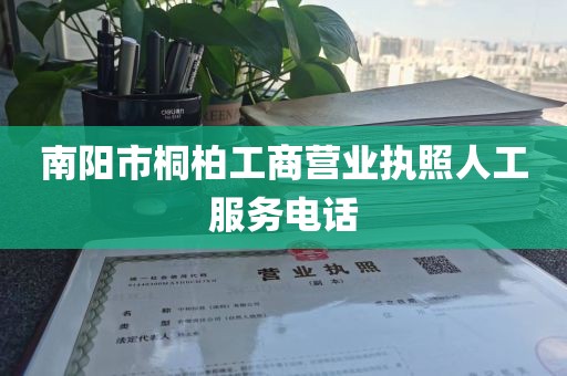 南阳市桐柏工商营业执照人工服务电话