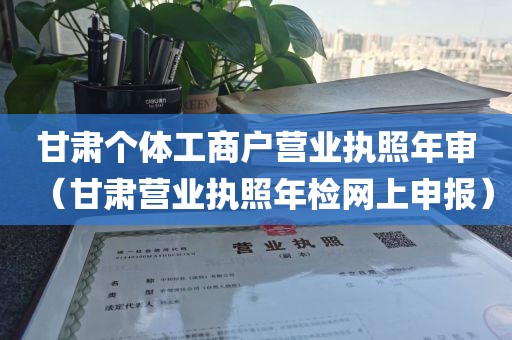 甘肃个体工商户营业执照年审（甘肃营业执照年检网上申报）