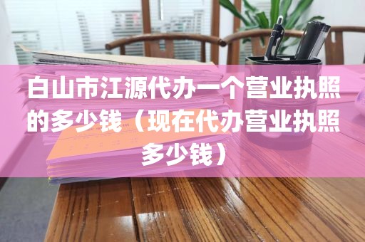 白山市江源代办一个营业执照的多少钱（现在代办营业执照多少钱）