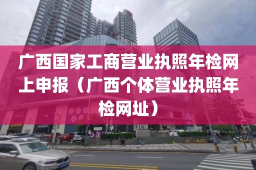 广西国家工商营业执照年检网上申报（广西个体营业执照年检网址）