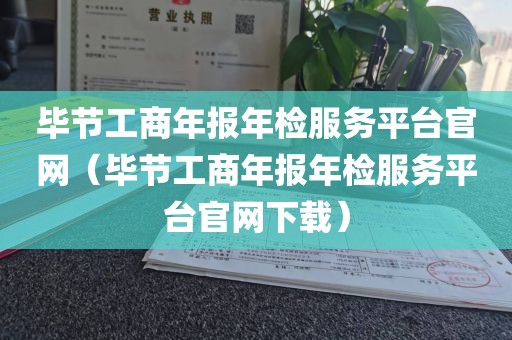 毕节工商年报年检服务平台官网(毕节工商年报年检服务平台官网下载)