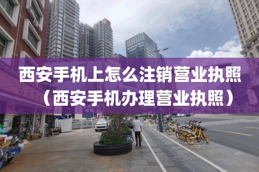 西安手机上怎么注销营业执照（西安手机办理营业执照）