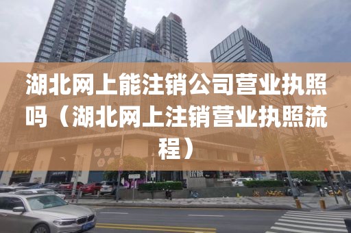 湖北网上能注销公司营业执照吗（湖北网上注销营业执照流程）