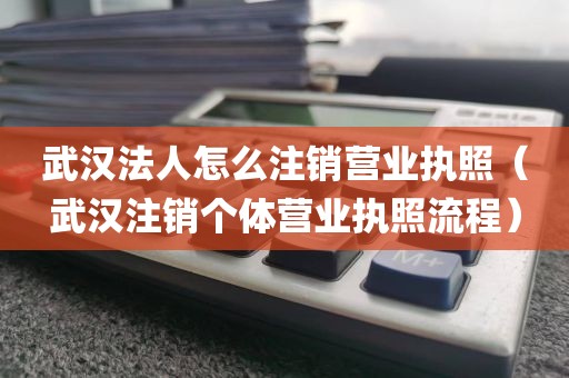 武汉法人怎么注销营业执照（武汉注销个体营业执照流程）