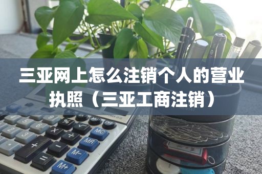 三亚网上怎么注销个人的营业执照（三亚工商注销）