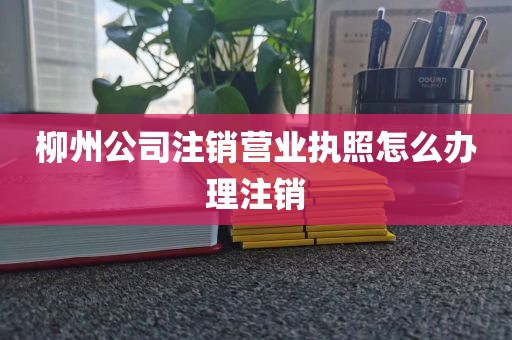 柳州公司注销营业执照怎么办理注销