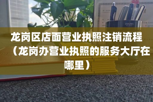 龙岗区店面营业执照注销流程（龙岗办营业执照的服务大厅在哪里）