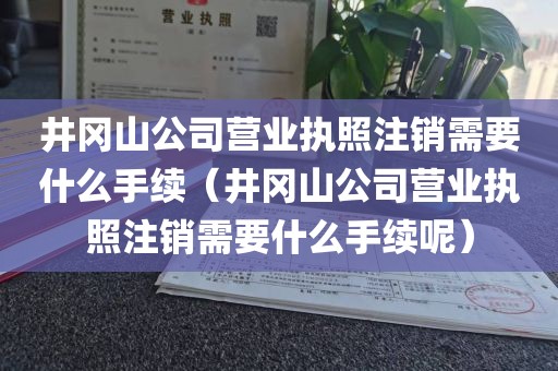 井冈山公司营业执照注销需要什么手续(井冈山公司营业执照注销需要什么手续呢)