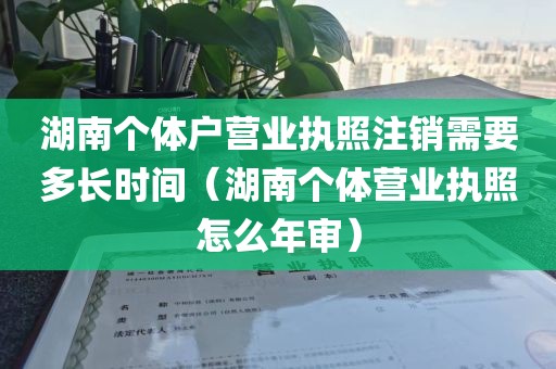 湖南个体户营业执照注销需要多长时间（湖南个体营业执照怎么年审）
