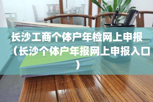 长沙工商个体户年检网上申报（长沙个体户年报网上申报入口）