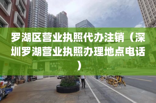 罗湖区营业执照代办注销（深圳罗湖营业执照办理地点电话）