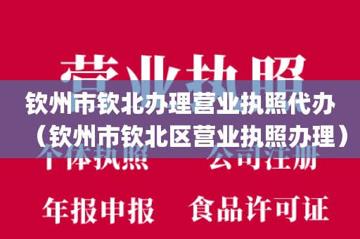 钦州市钦北办理营业执照代办（钦州市钦北区营业执照办理）