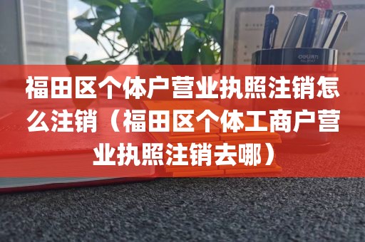 福田区个体户营业执照注销怎么注销（福田区个体工商户营业执照注销去哪）