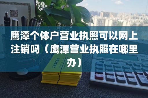 鹰潭个体户营业执照可以网上注销吗（鹰潭营业执照在哪里办）