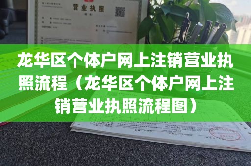 龙华区个体户网上注销营业执照流程(龙华区个体户网上注销营业执照流程图)