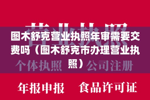 图木舒克营业执照年审需要交费吗(图木舒克市办理营业执照)