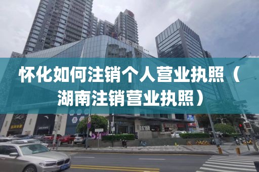怀化如何注销个人营业执照（湖南注销营业执照）