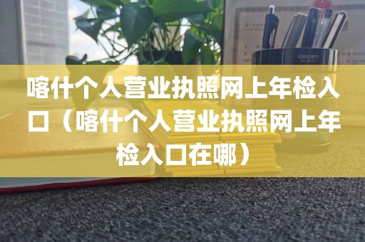 喀什个人营业执照网上年检入口（喀什个人营业执照网上年检入口在哪）