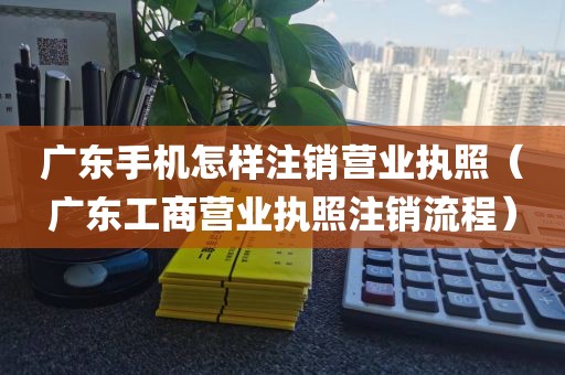 广东手机怎样注销营业执照（广东工商营业执照注销流程）