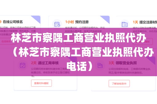 林芝市察隅工商营业执照代办（林芝市察隅工商营业执照代办电话）