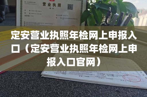 定安营业执照年检网上申报入口(定安营业执照年检网上申报入口官网)