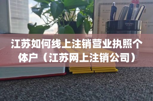 江苏如何线上注销营业执照个体户（江苏网上注销公司）