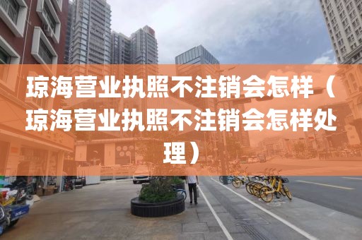 琼海营业执照不注销会怎样(琼海营业执照不注销会怎样处理)