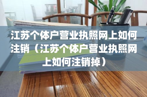 江苏个体户营业执照网上如何注销（江苏个体户营业执照网上如何注销掉）