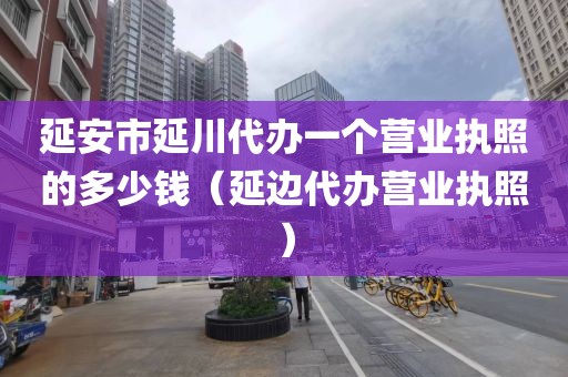 延安市延川代办一个营业执照的多少钱(延边代办营业执照)