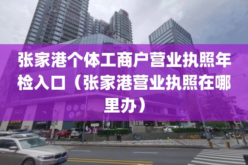 张家港个体工商户营业执照年检入口（张家港营业执照在哪里办）