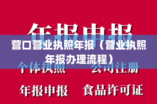 营口营业执照年报(营业执照年报办理流程)