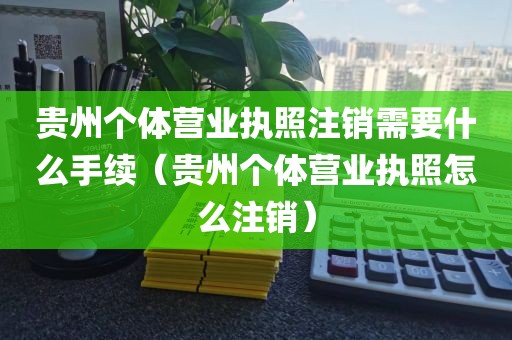 贵州个体营业执照注销需要什么手续（贵州个体营业执照怎么注销）