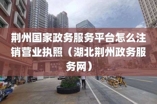 荆州国家政务服务平台怎么注销营业执照（湖北荆州政务服务网）