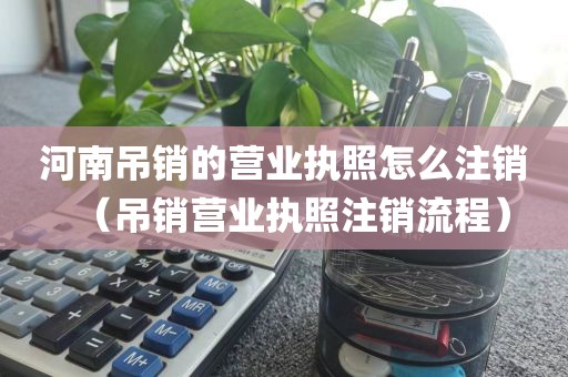 河南吊销的营业执照怎么注销（吊销营业执照注销流程）