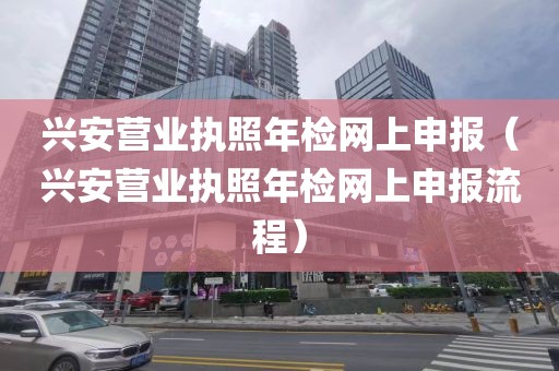 兴安营业执照年检网上申报（兴安营业执照年检网上申报流程）