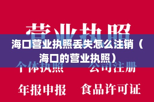 海口营业执照丢失怎么注销（海口的营业执照）