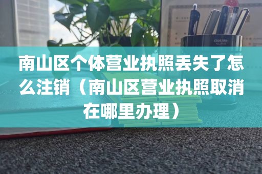 南山区个体营业执照丢失了怎么注销（南山区营业执照取消在哪里办理）