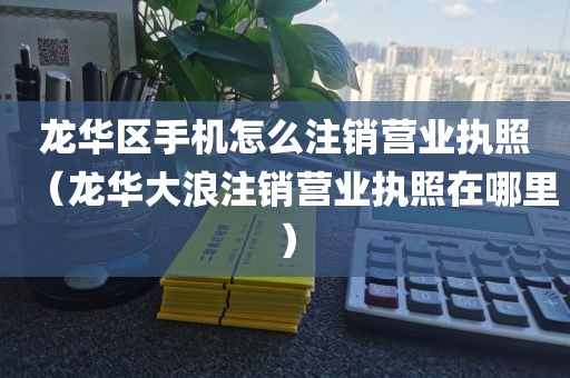 龙华区手机怎么注销营业执照（龙华大浪注销营业执照在哪里）