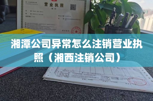 湘潭公司异常怎么注销营业执照（湘西注销公司）