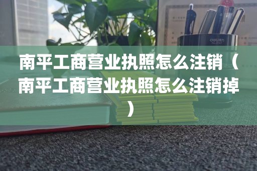 南平工商营业执照怎么注销(南平工商营业执照怎么注销掉)