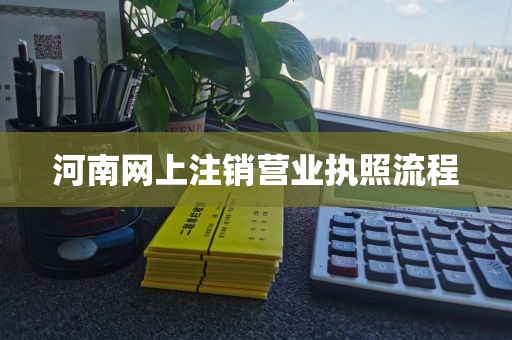 河南网上注销营业执照流程