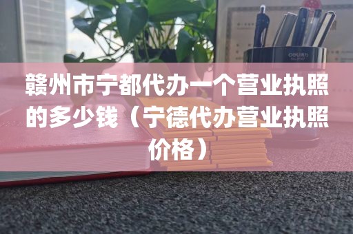 赣州市宁都代办一个营业执照的多少钱（宁德代办营业执照价格）