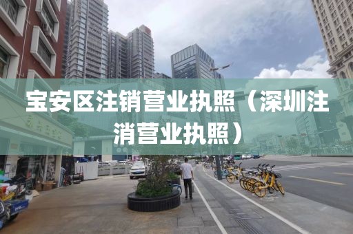 宝安区注销营业执照(深圳注消营业执照)