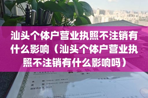 汕头个体户营业执照不注销有什么影响(汕头个体户营业执照不注销有什么影响吗)