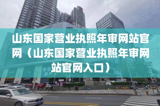 山东国家营业执照年审网站官网（山东国家营业执照年审网站官网入口）