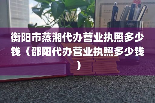 衡阳市蒸湘代办营业执照多少钱（邵阳代办营业执照多少钱）